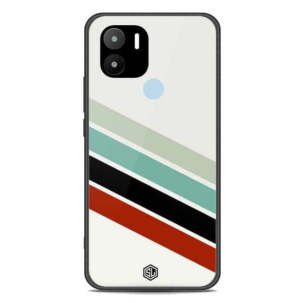 Retro Stripes Series Soft Phone Case - Premium Glass Case - Xiaomi Redmi A1 Plus