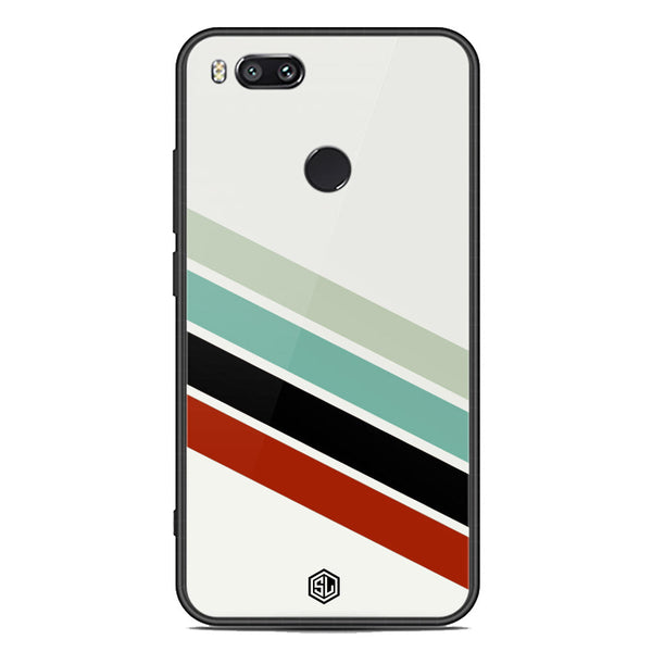 Retro Stripes Series Soft Phone Case - Premium Glass Case - Xiaomi Mi A1 / Mi 5X