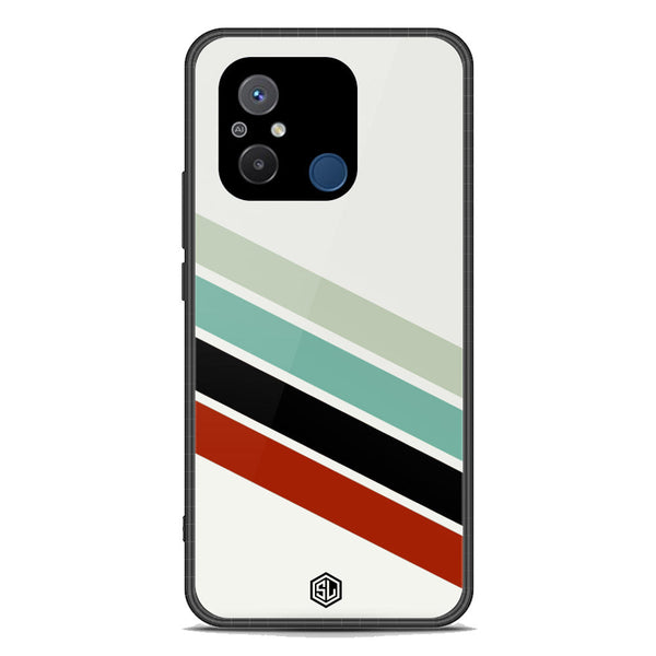 Retro Stripes Series Soft Phone Case - Premium Glass Case - Xiaomi Redmi 12C