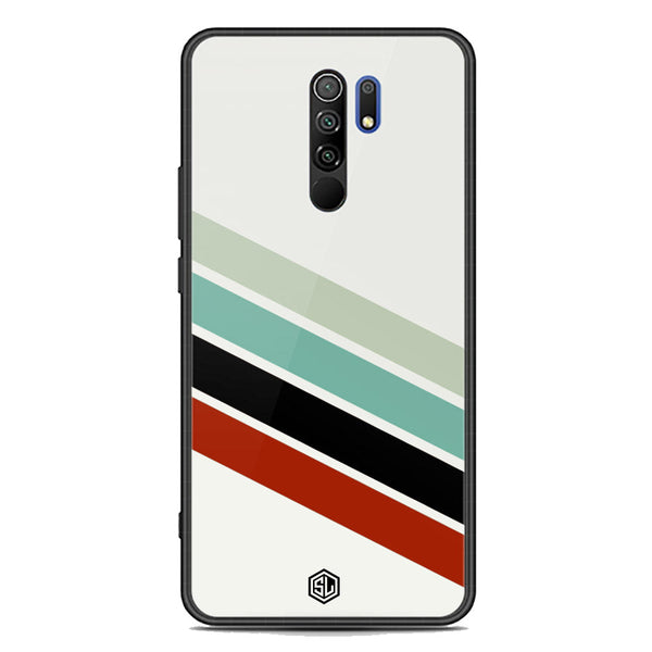 Retro Stripes Series Soft Phone Case - Premium Glass Case - Xiaomi Redmi 9 Prime