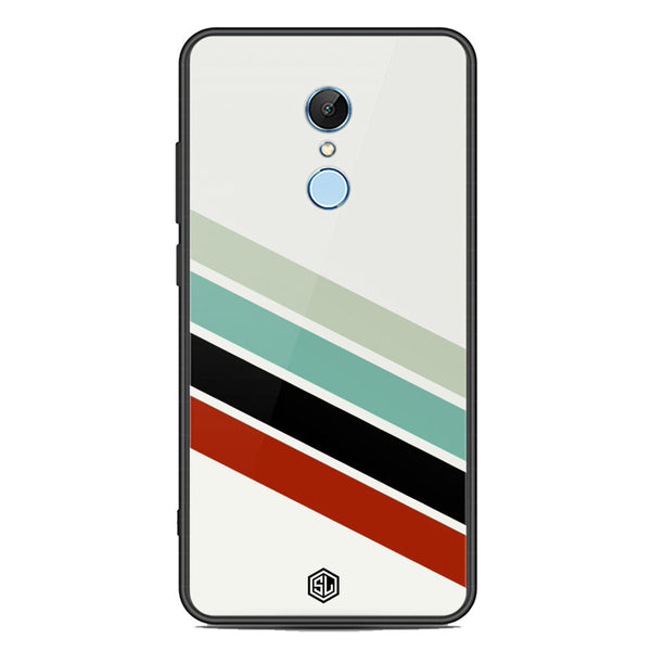 Retro Stripes Series Soft Phone Case - Premium Glass Case - Xiaomi Redmi 5