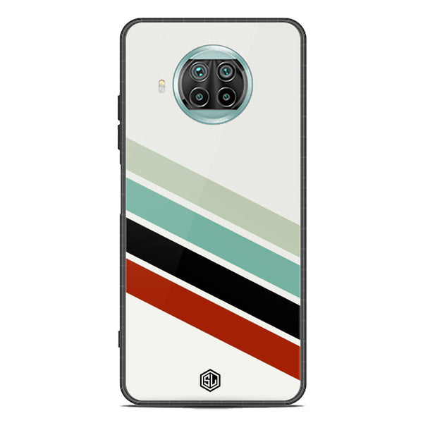 Retro Stripes Series Soft Phone Case - Premium Glass Case - Xiaomi Mi 10T Lite