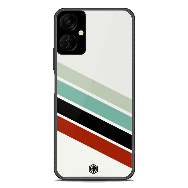 Retro Stripes Series Soft Phone Case - Premium Glass Case - Tecno Camon 19 Neo