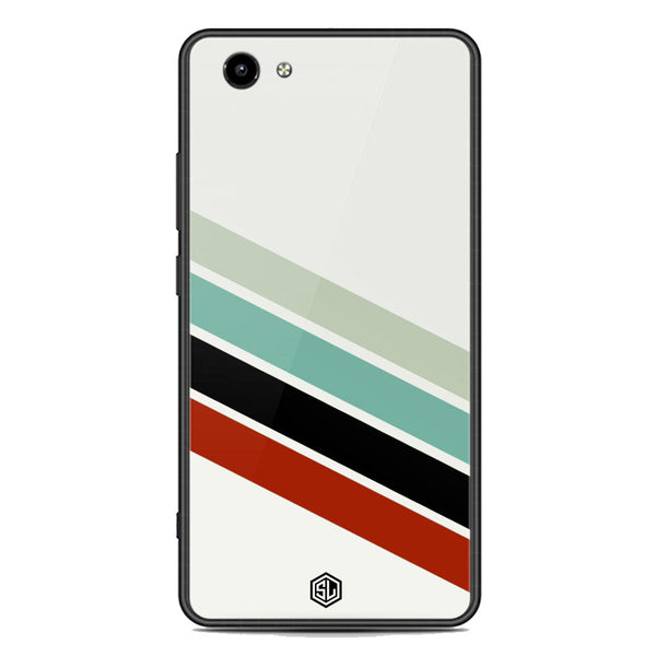 Retro Stripes Series Soft Phone Case - Premium Glass Case - Vivo Y71
