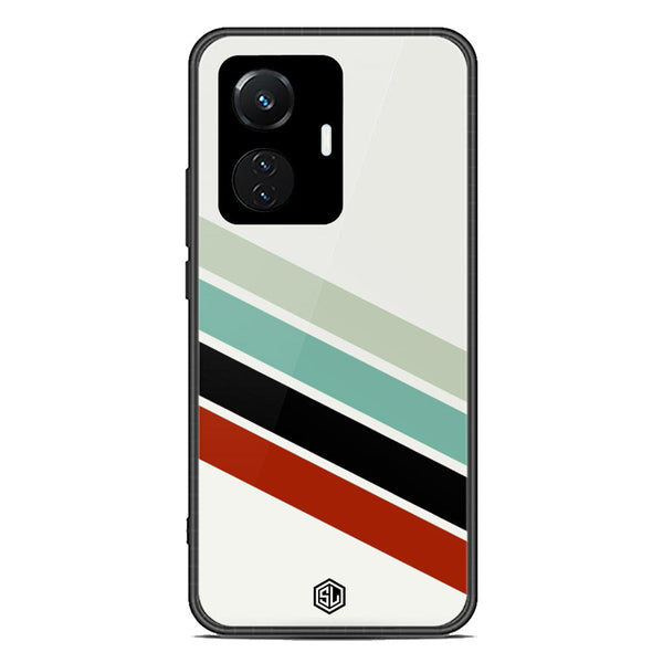 Retro Stripes Series Soft Phone Case - Premium Glass Case - Vivo Y55 4G
