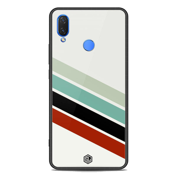 Retro Stripes Series Soft Phone Case - Premium Glass Case - Huawei Y9 2019