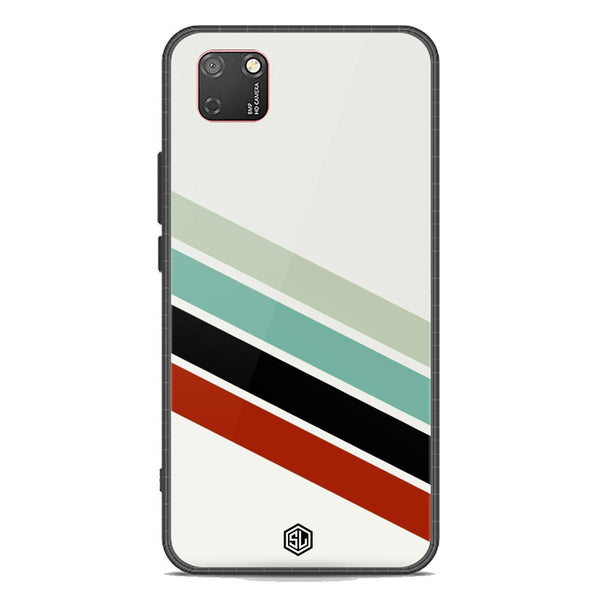 Retro Stripes Series Soft Phone Case - Premium Glass Case - Huawei Y5p