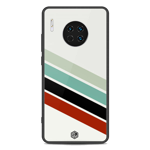 Retro Stripes Series Soft Phone Case - Premium Glass Case - Huawei Mate 30