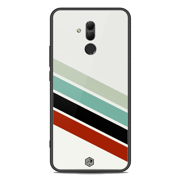 Retro Stripes Series Soft Phone Case - Premium Glass Case - Huawei Mate 20 Lite