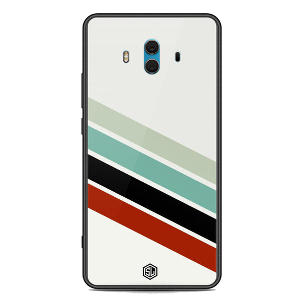 Retro Stripes Series Soft Phone Case - Premium Glass Case - Huawei Mate 10