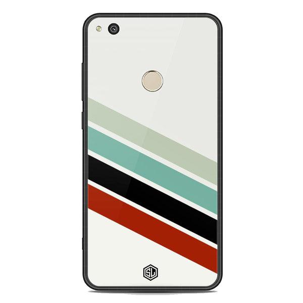 Retro Stripes Series Soft Phone Case - Premium Glass Case - Huawei Honor P8 Lite 2017