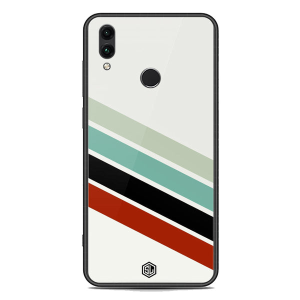 Retro Stripes Series Soft Phone Case - Premium Glass Case - Huawei Honor 10 Lite