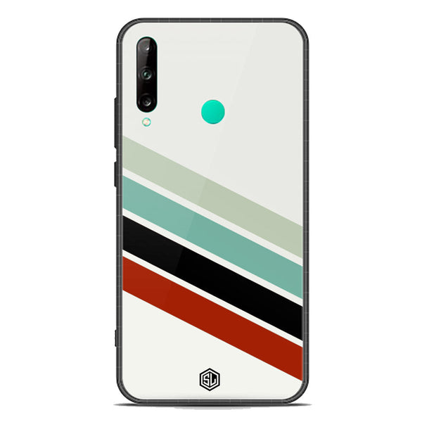 Retro Stripes Series Soft Phone Case - Premium Glass Case - Honor 9C