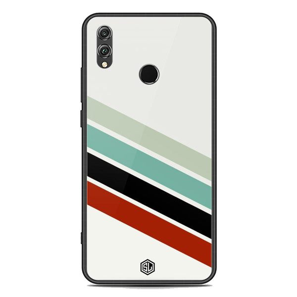 Retro Stripes Series Soft Phone Case - Premium Glass Case - Huawei Honor 8X