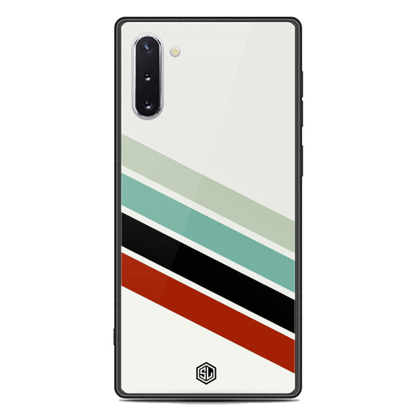Retro Stripes Series Soft Phone Case - Premium Glass Case - Samsung Galaxy Note 10
