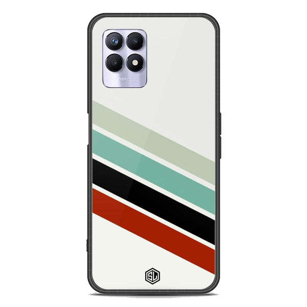 Retro Stripes Series Soft Phone Case - Premium Glass Case - Realme Narzo 50 4G