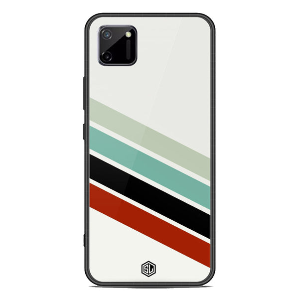 Retro Stripes Series Soft Phone Case - Premium Glass Case - Realme C11