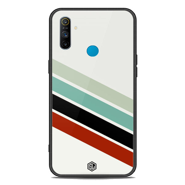 Retro Stripes Series Soft Phone Case - Premium Glass Case - Realme C3