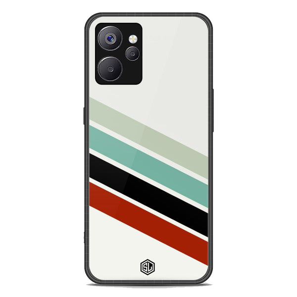 Retro Stripes Series Soft Phone Case - Premium Glass Case - Realme 10T