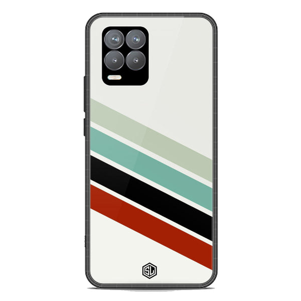 Retro Stripes Series Soft Phone Case - Premium Glass Case - Realme 8