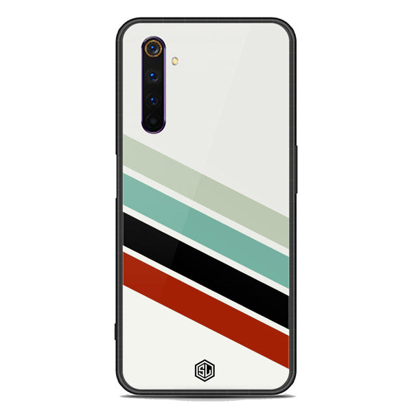 Retro Stripes Series Soft Phone Case - Premium Glass Case - Realme 6 Pro