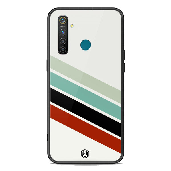 Retro Stripes Series Soft Phone Case - Premium Glass Case - Realme 5 Pro