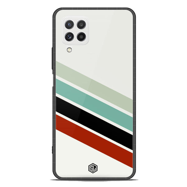 Retro Stripes Series Soft Phone Case - Premium Glass Case - Samsung Galaxy M32