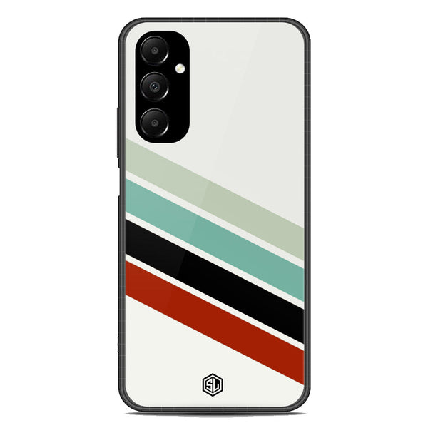 Retro Stripes Series Soft Phone Case - Premium Glass Case - Samsung Galaxy A05s