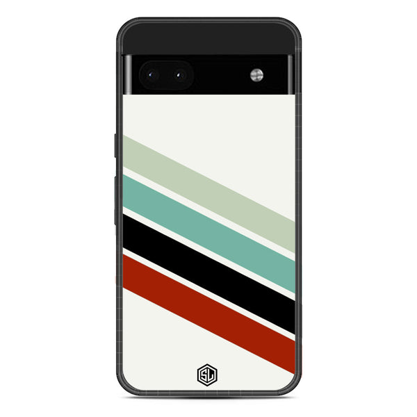 Retro Stripes Series Soft Phone Case - Metal Case - Google Pixel 7