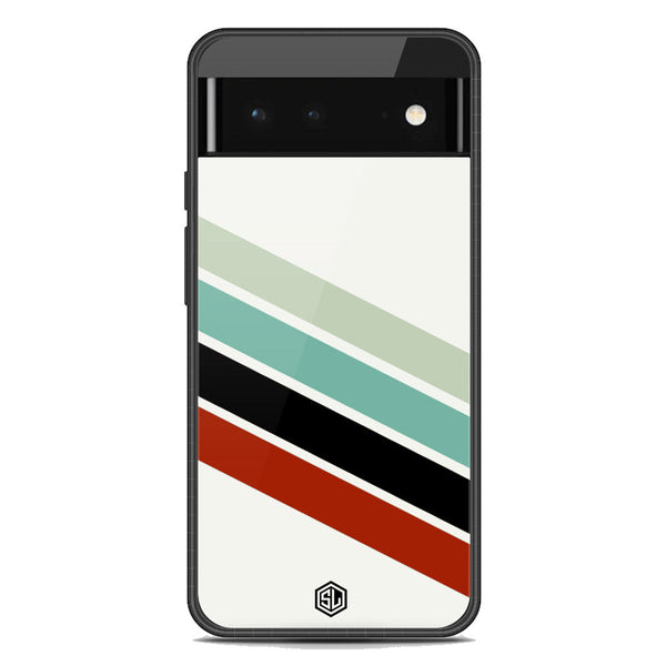 Retro Stripes Series Soft Phone Case - Metal Case - Google Pixel 6