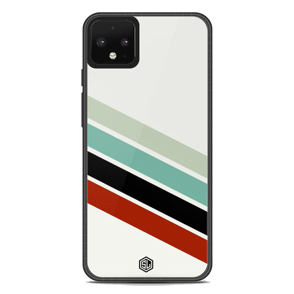 Retro Stripes Series Soft Phone Case - Metal Case - Google Pixel 4
