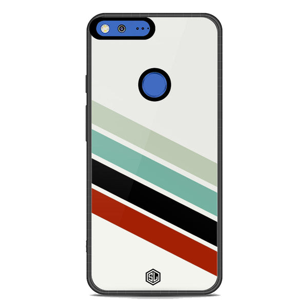 Retro Stripes Series Soft Phone Case - Metal Case - Google Pixel