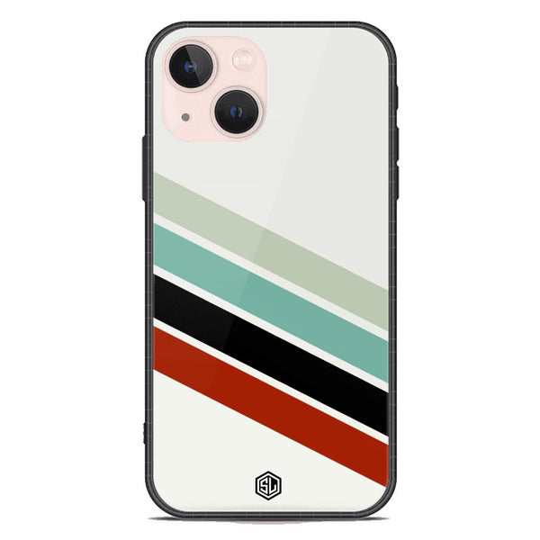 Retro Stripes Series Soft Phone Case - Premium Glass Case - iPhone 14