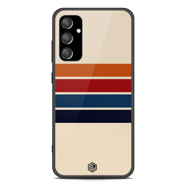 Retro Stripes Series Soft Phone Case - Premium Glass Case - Samsung Galaxy A14 5G