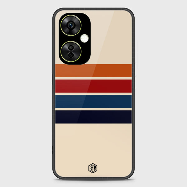 Retro Stripes Series Soft Phone Case - Premium Glass Case - OnePlus Nord CE 3 Lite