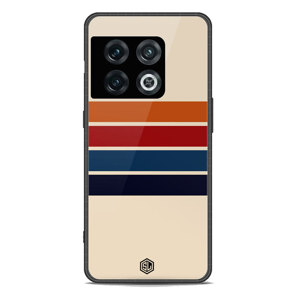 Retro Stripes Series Soft Phone Case - Premium Glass Case - OnePlus 10 Pro