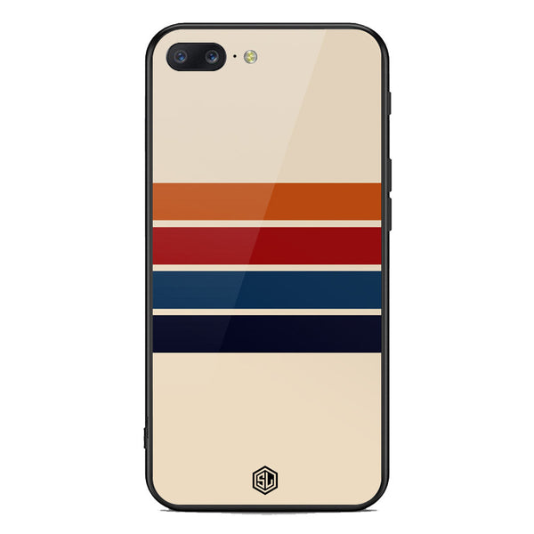 Retro Stripes Series Soft Phone Case - Premium Glass Case - OnePlus 5
