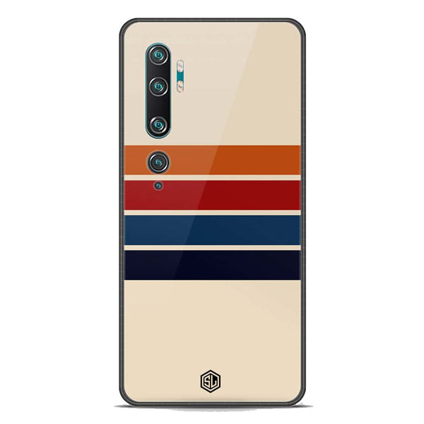 Retro Stripes Series Soft Phone Case - Premium Glass Case - Xiaomi Mi Note 10 Pro