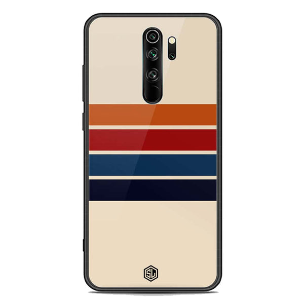 Retro Stripes Series Soft Phone Case - Premium Glass Case - Xiaomi Redmi Note 8 Pro