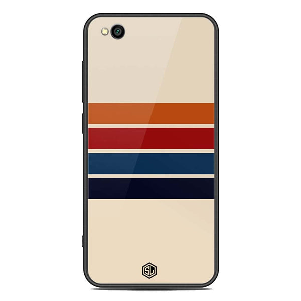 Retro Stripes Series Soft Phone Case - Premium Glass Case - Xiaomi Redmi Go