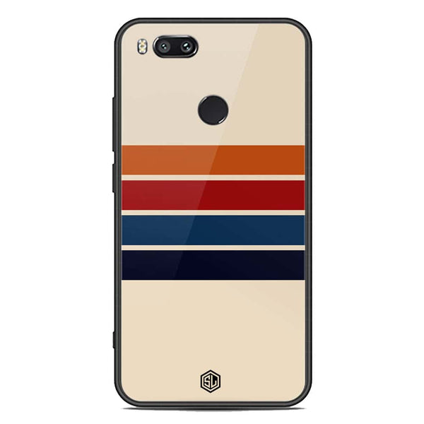 Retro Stripes Series Soft Phone Case - Premium Glass Case - Xiaomi Mi A1 / Mi 5X