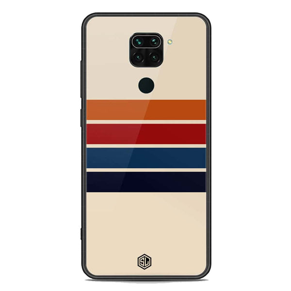 Retro Stripes Series Soft Phone Case - Premium Glass Case - Xiaomi Redmi 10X 4G