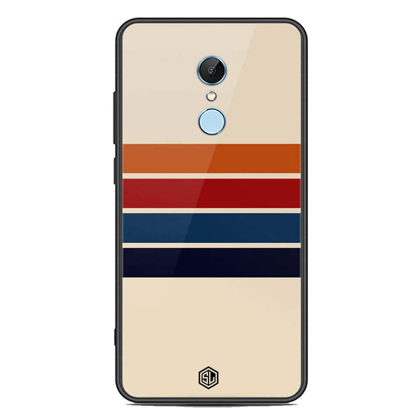 Retro Stripes Series Soft Phone Case - Premium Glass Case - Xiaomi Redmi 5