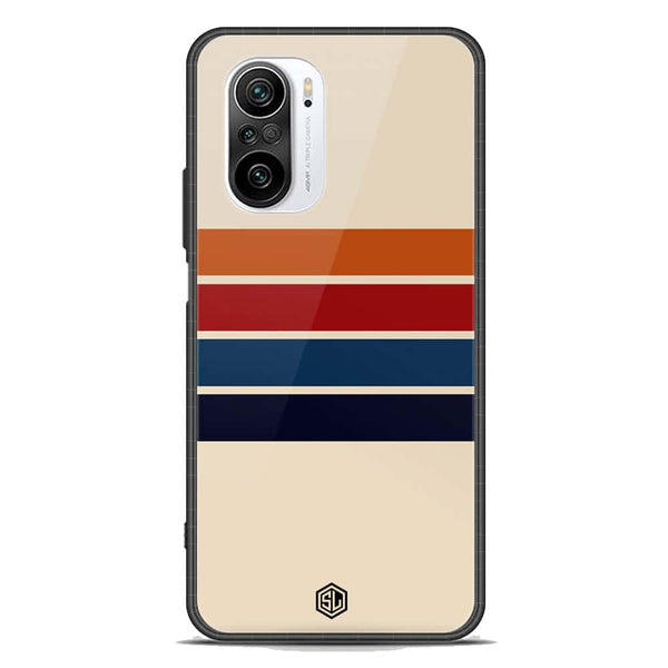 Retro Stripes Series Soft Phone Case - Premium Glass Case - Xiaomi Mi 11i