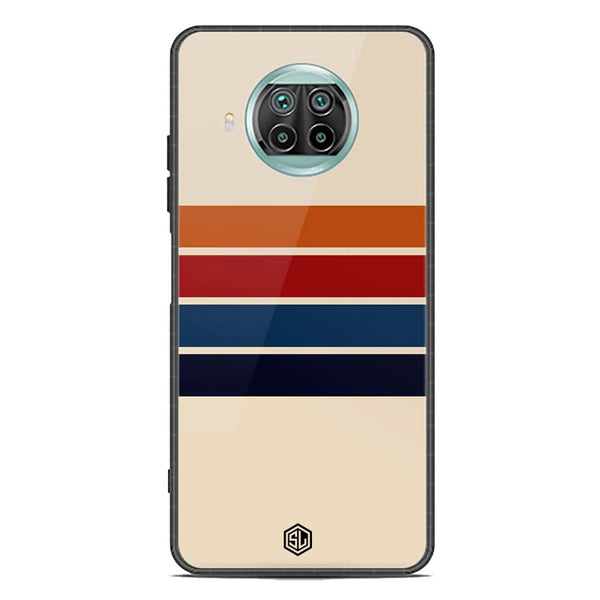 Retro Stripes Series Soft Phone Case - Premium Glass Case - Xiaomi Mi 10T Lite