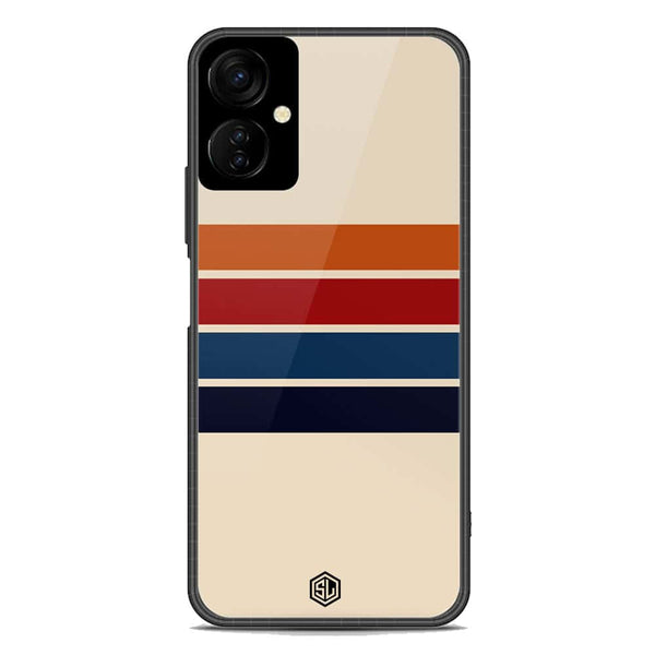Retro Stripes Series Soft Phone Case - Premium Glass Case - Tecno Camon 19 Neo