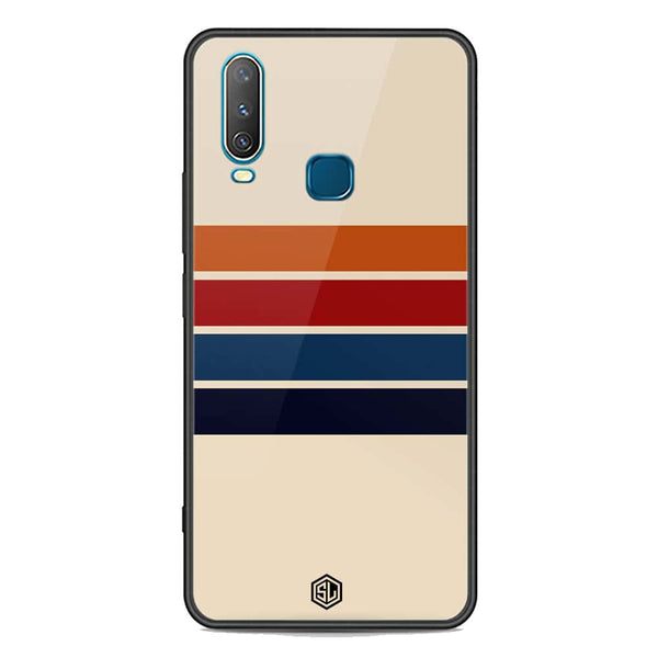 Retro Stripes Series Soft Phone Case - Premium Glass Case - Vivo Y17