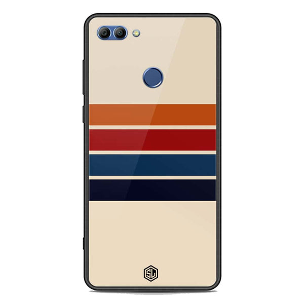 Retro Stripes Series Soft Phone Case - Premium Glass Case - Huawei Y9 2018