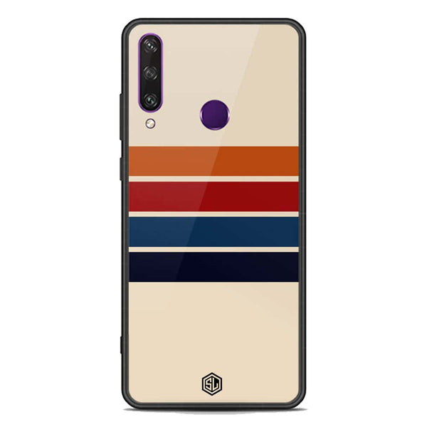 Retro Stripes Series Soft Phone Case - Premium Glass Case - Huawei Y6p