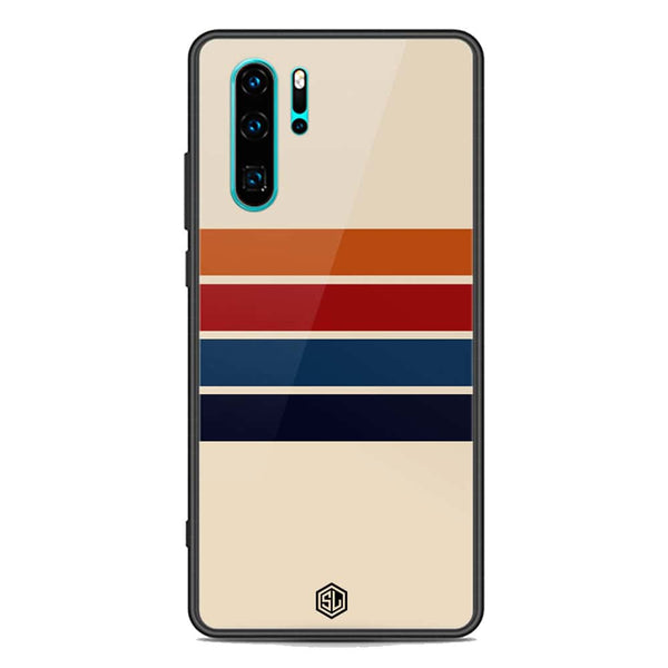 Retro Stripes Series Soft Phone Case - Premium Glass Case - Huawei P30 Pro